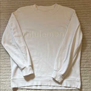 lululemon Women’s White Crewneck Sweater